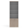 Estantería de oficina Basic 232x80cm con puerta baja