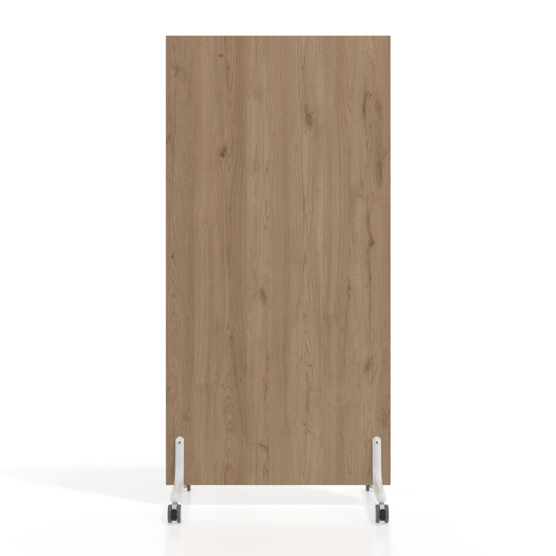 Biombo separador pared móvil Hover en melamina, posición vertical, ancho 80cm