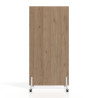 Biombo separador pared móvil Hover en melamina, posición vertical, ancho 80cm