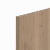 Biombo separador pared móvil Hover en melamina, posición vertical, ancho 80cm
