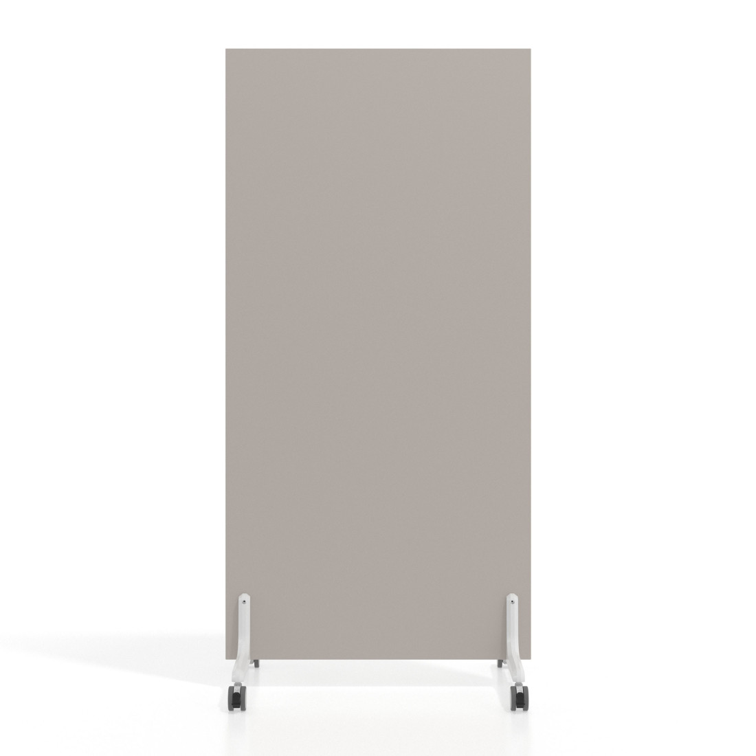 Biombo separador pared móvil Hover en melamina, posición vertical, ancho 80cm