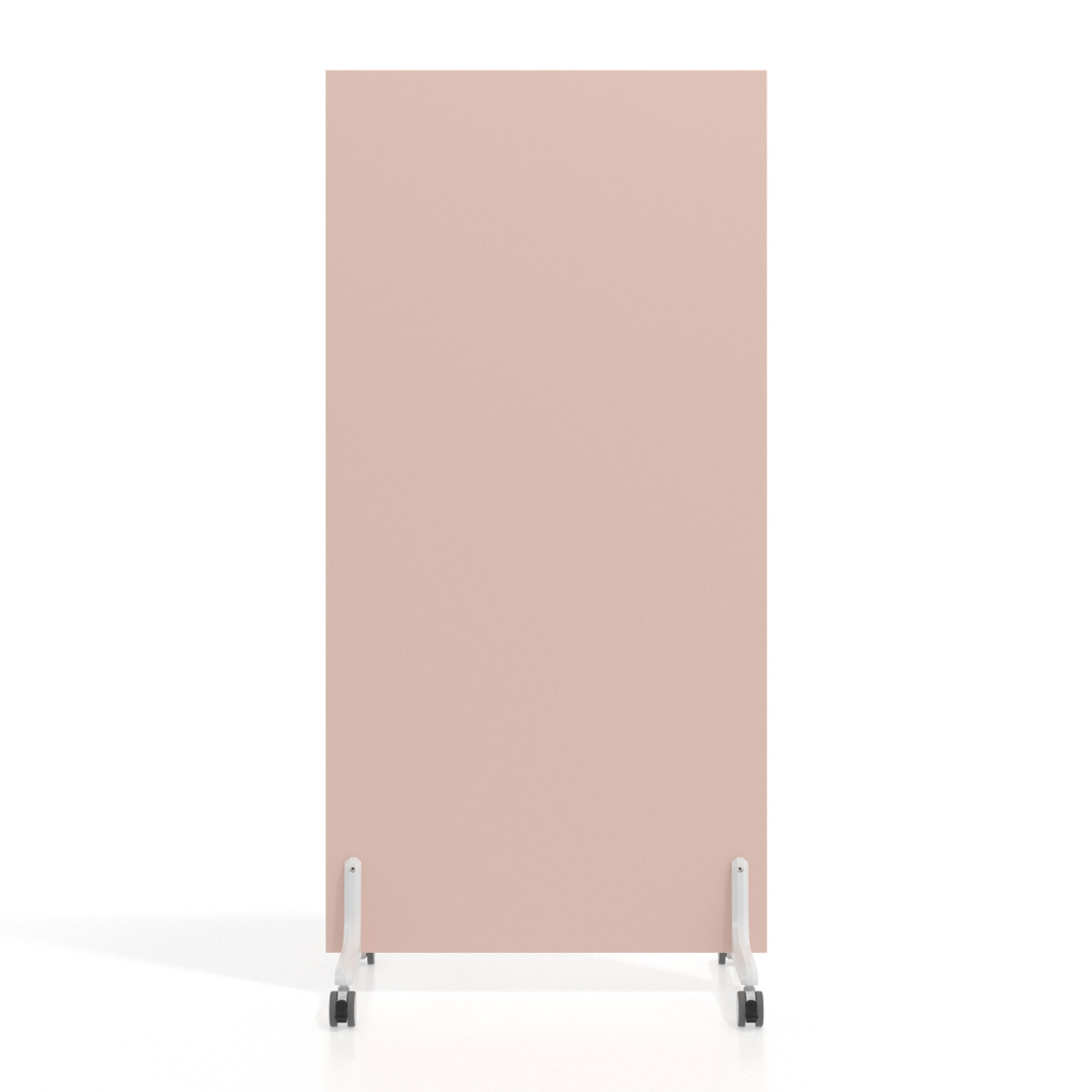 Biombo separador pared móvil Hover en melamina, posición vertical, ancho 80cm