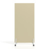 Biombo separador pared móvil Hover en melamina, posición vertical, ancho 80cm