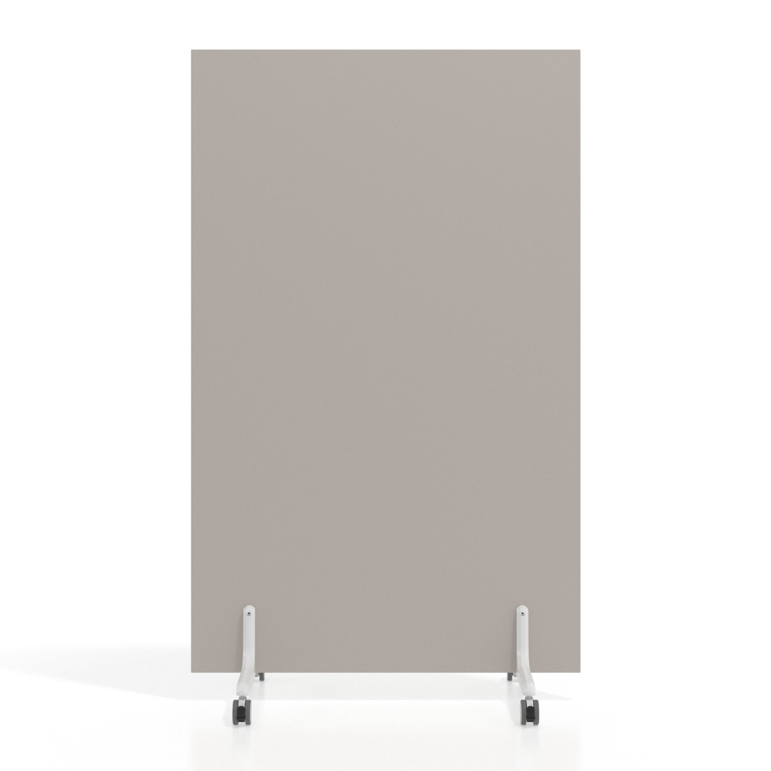 Biombo separador pared móvil Hover en melamina, posición vertical, ancho 100cm