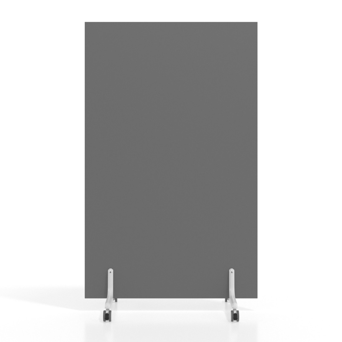 Biombo separador pared móvil Hover en melamina, posición vertical, ancho 100cm