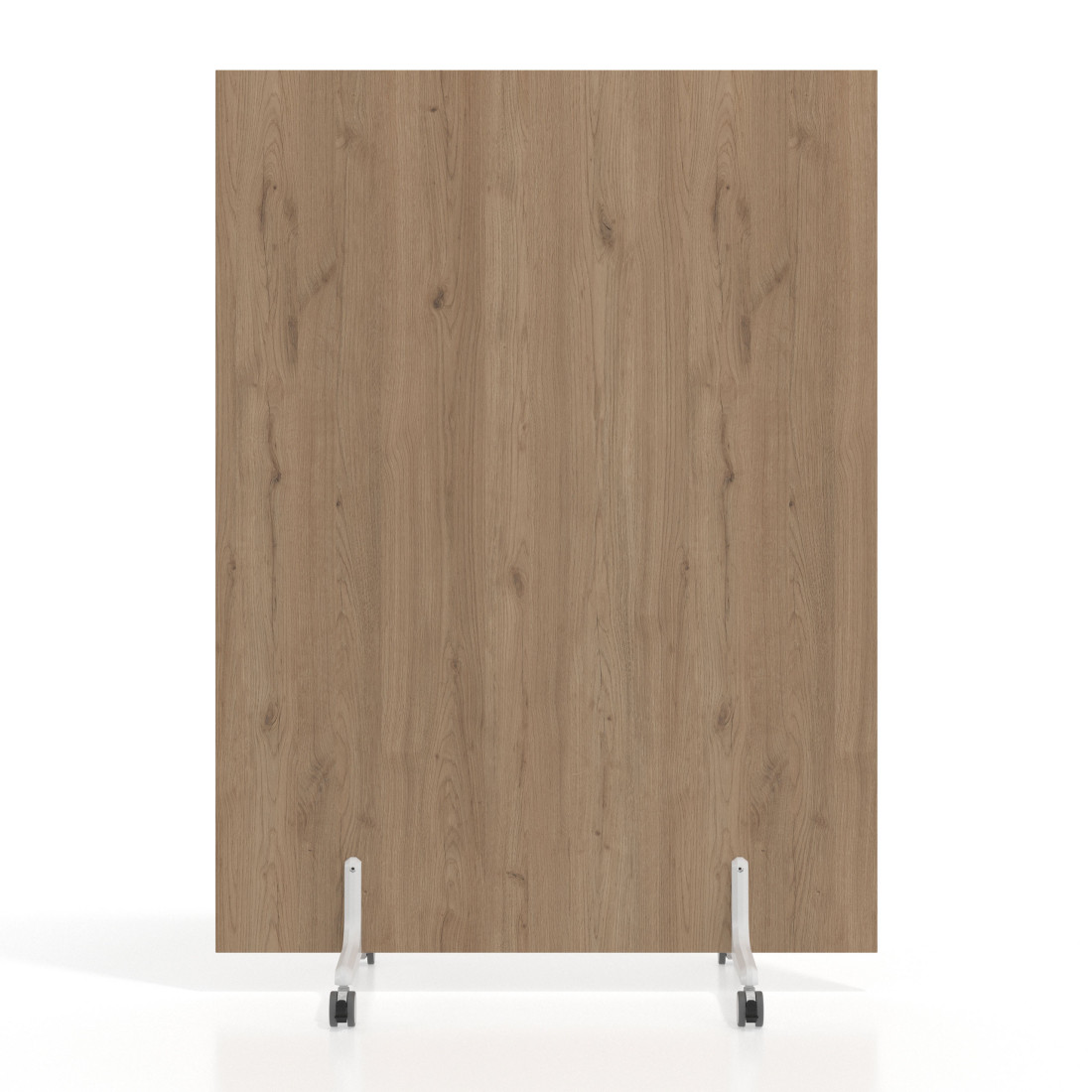 Biombo separador pared móvil Hover en melamina, posición vertical, ancho 120cm