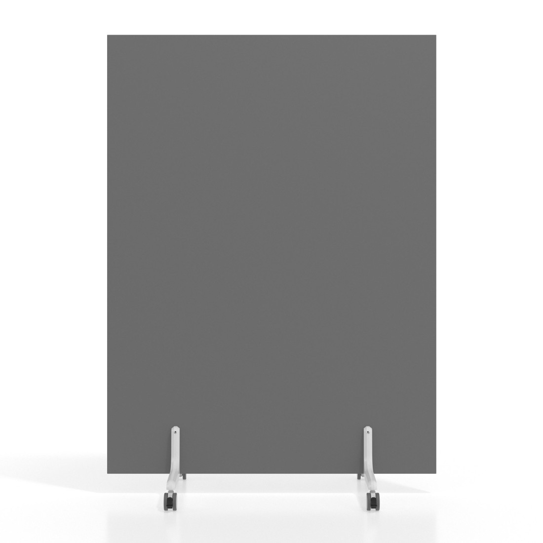 Biombo separador pared móvil Hover en melamina, posición vertical, ancho 120cm