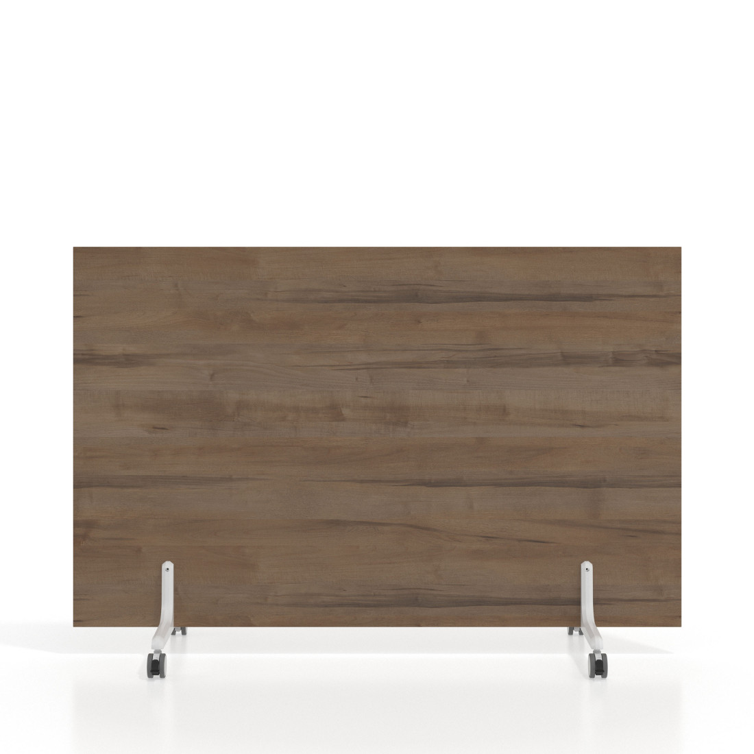 Biombo separador pared móvil Hover en melamina, posición horizontal, alto 100cm