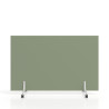 Biombo separador pared móvil Hover en melamina, posición horizontal, alto 100cm