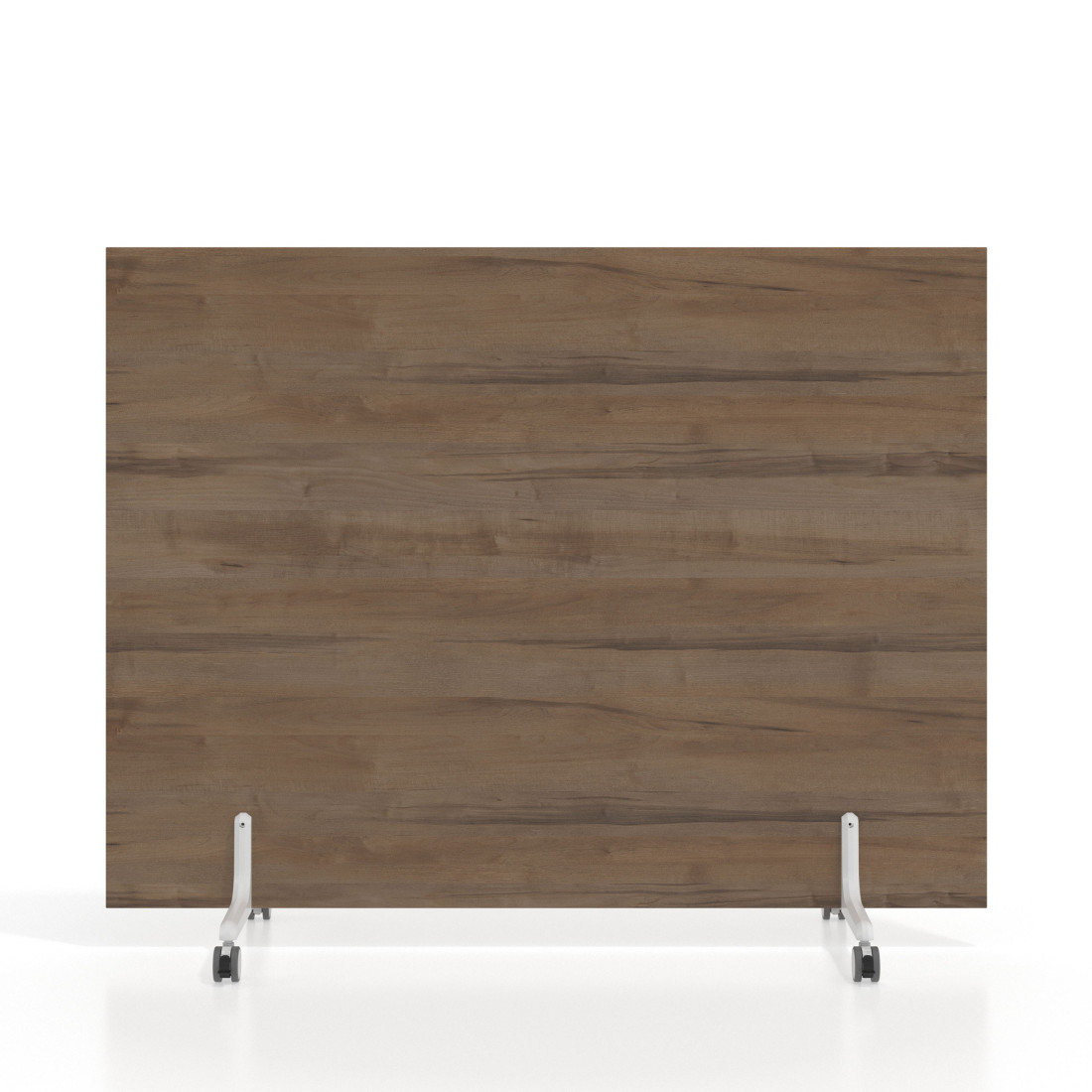 Biombo separador pared móvil Hover en melamina, posición horizontal, alto 120cm