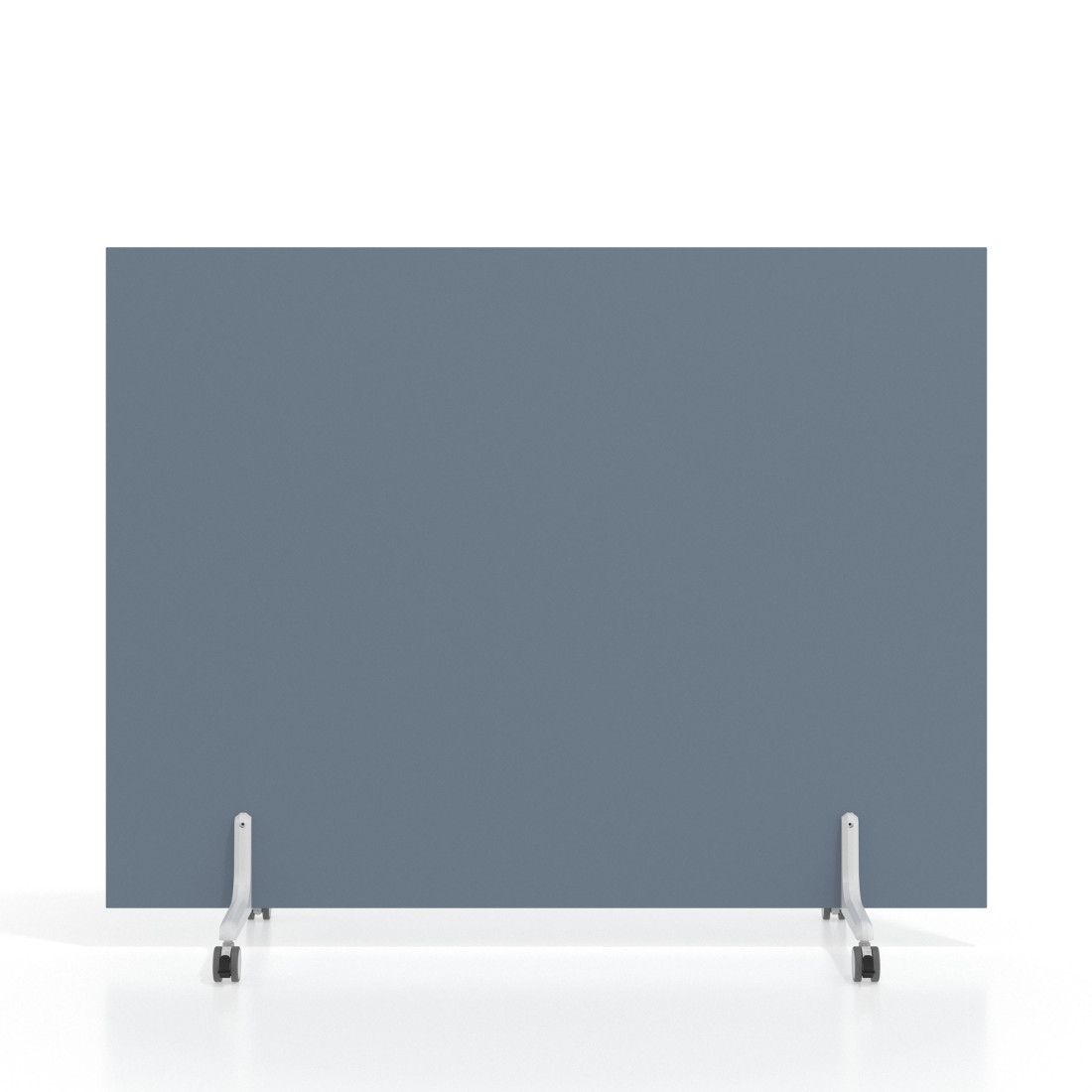 Biombo separador pared móvil Hover en melamina, posición horizontal, alto 120cm