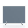 Biombo separador pared móvil Hover en melamina, posición horizontal, alto 120cm