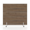 Biombo separador pared móvil Hover en melamina, posición horizontal, alto 140cm