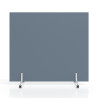 Biombo separador pared móvil Hover en melamina, posición horizontal, alto 140cm