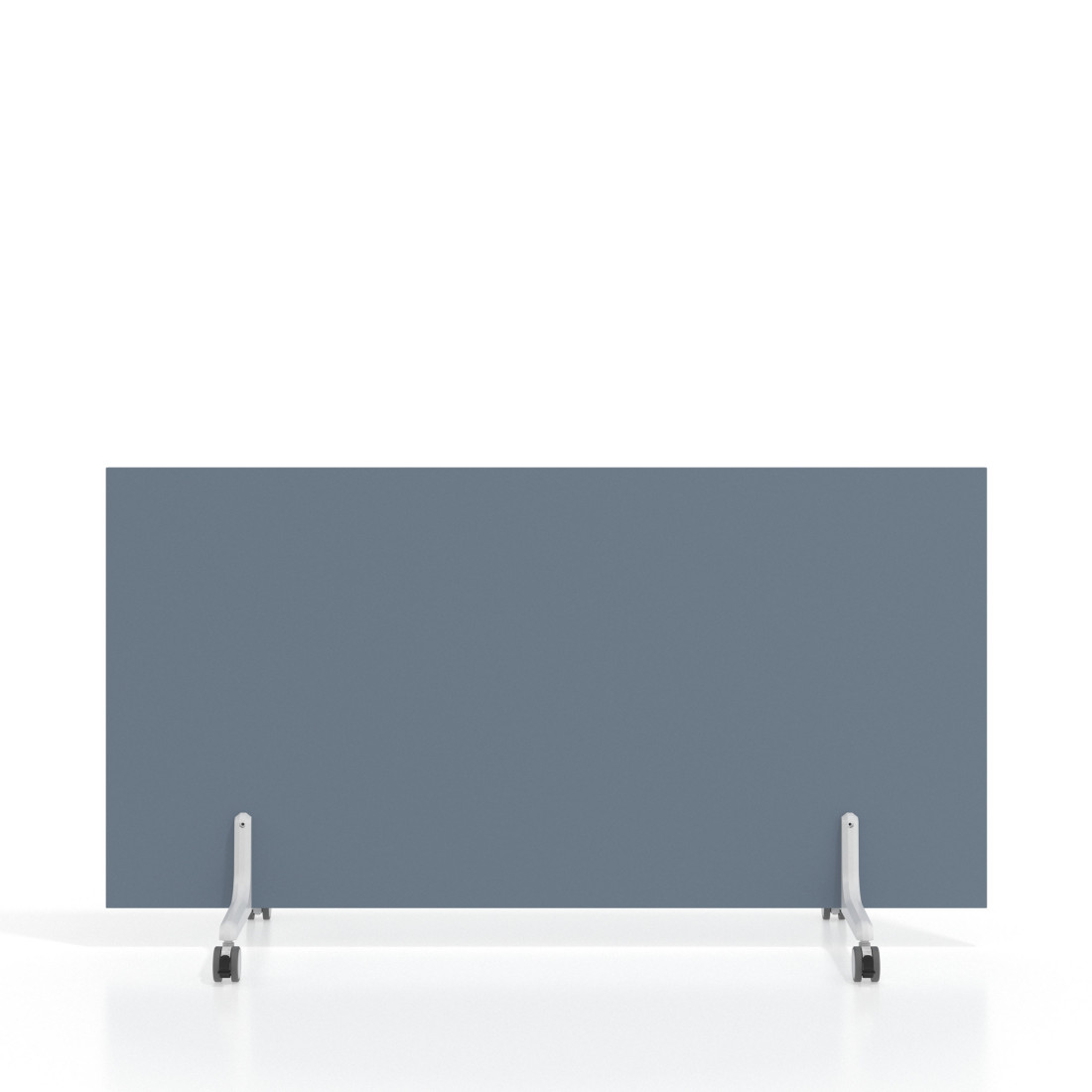 Biombo separador pared móvil Hover en melamina, posición horizontal, alto 80cm