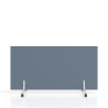 Biombo separador pared móvil Hover en melamina, posición horizontal, alto 80cm