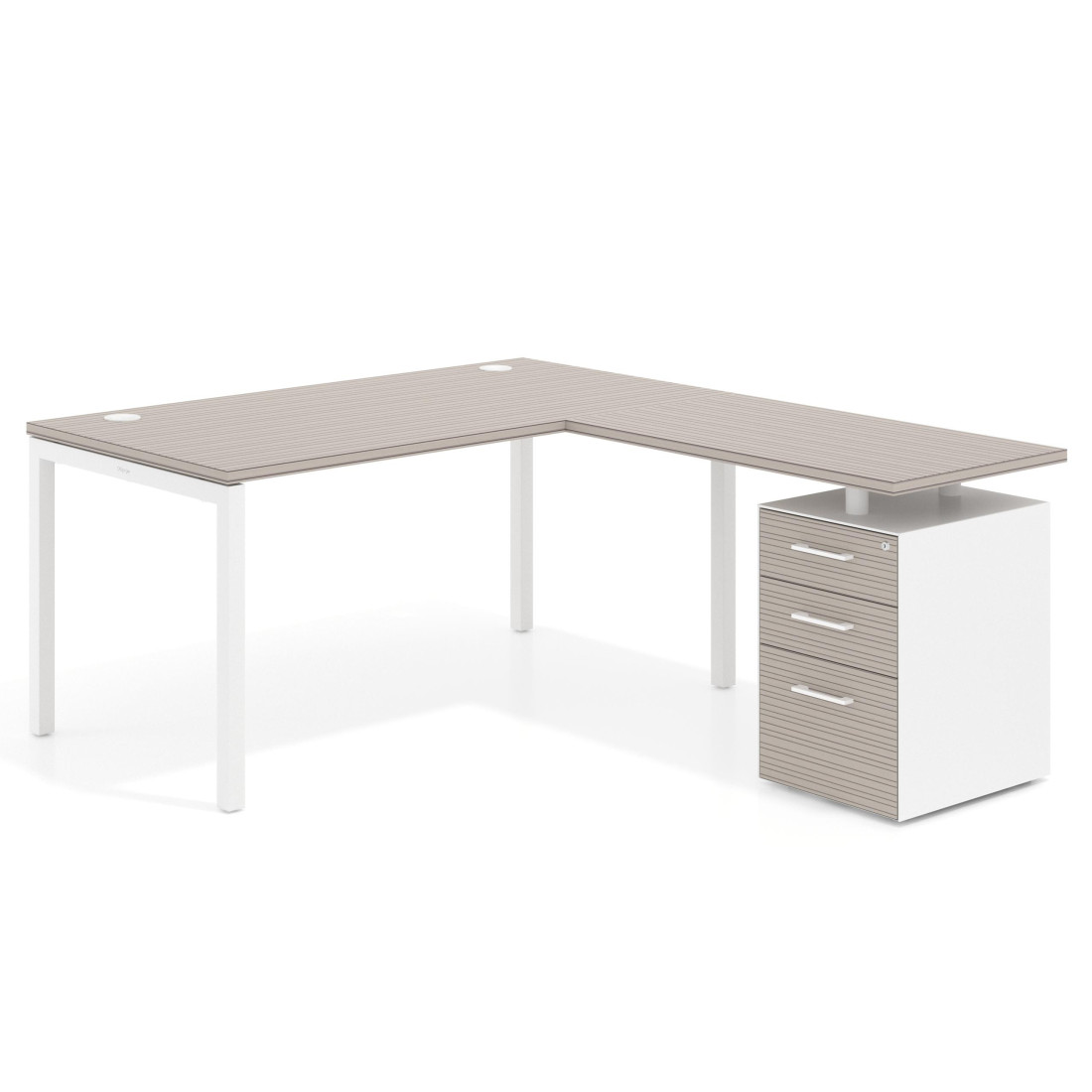 mesa en l 140x200 rayado coco kube mesa en l fondo 100 frontales melamina recto 1
