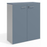 armario de oficina azul talco colors puerta alta puertas 3h 1