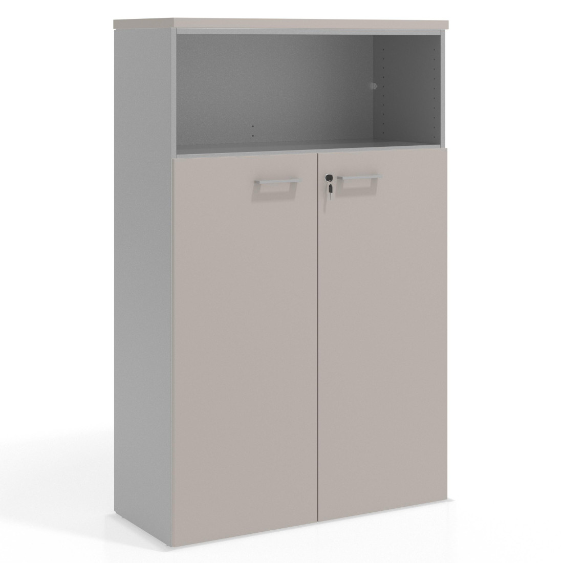 armario de oficina gris coco colors puerta mediana puertas 3h 1