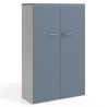 armario de oficina azul talco colors puerta alta puertas 4h 1
