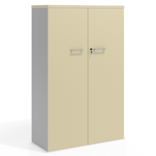 Armario de oficina Colors con puerta alta, medida 155x100 - SALVIA