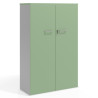 armario de oficina verde talco colors puerta alta puertas 4h 1