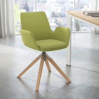 Silla Nórdica Elodie, Patas de madera, Certificada - VERDE Second image