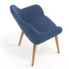 silla confidente azul moon 4 patas madera 7