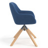 silla confidente azul moon giratoria madera 3