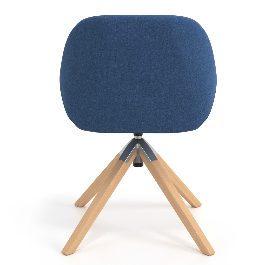 silla confidente azul moon giratoria madera 6