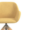 silla confidente amarillo moon giratoria madera 5