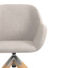 silla confidente beige moon giratoria madera 5