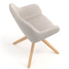 silla confidente beige moon giratoria madera 7