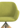 silla confidente verde moon giratoria madera 5