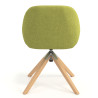 silla confidente verde moon giratoria madera 6