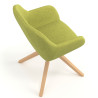 silla confidente verde moon giratoria madera 7