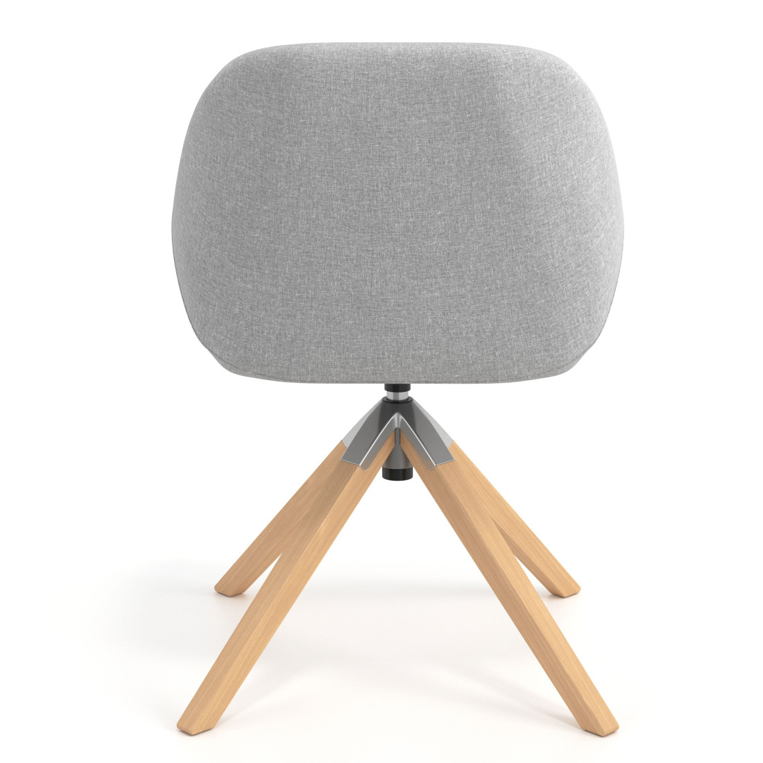 silla confidente gris moon giratoria madera 6