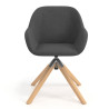 silla confidente antracita moon giratoria madera 4