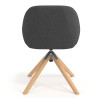 silla confidente antracita moon giratoria madera 6