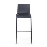 taburete de oficina negro selena plastico 2