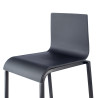 taburete de oficina negro selena plastico 4