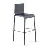 taburete de oficina negro selena plastico 1