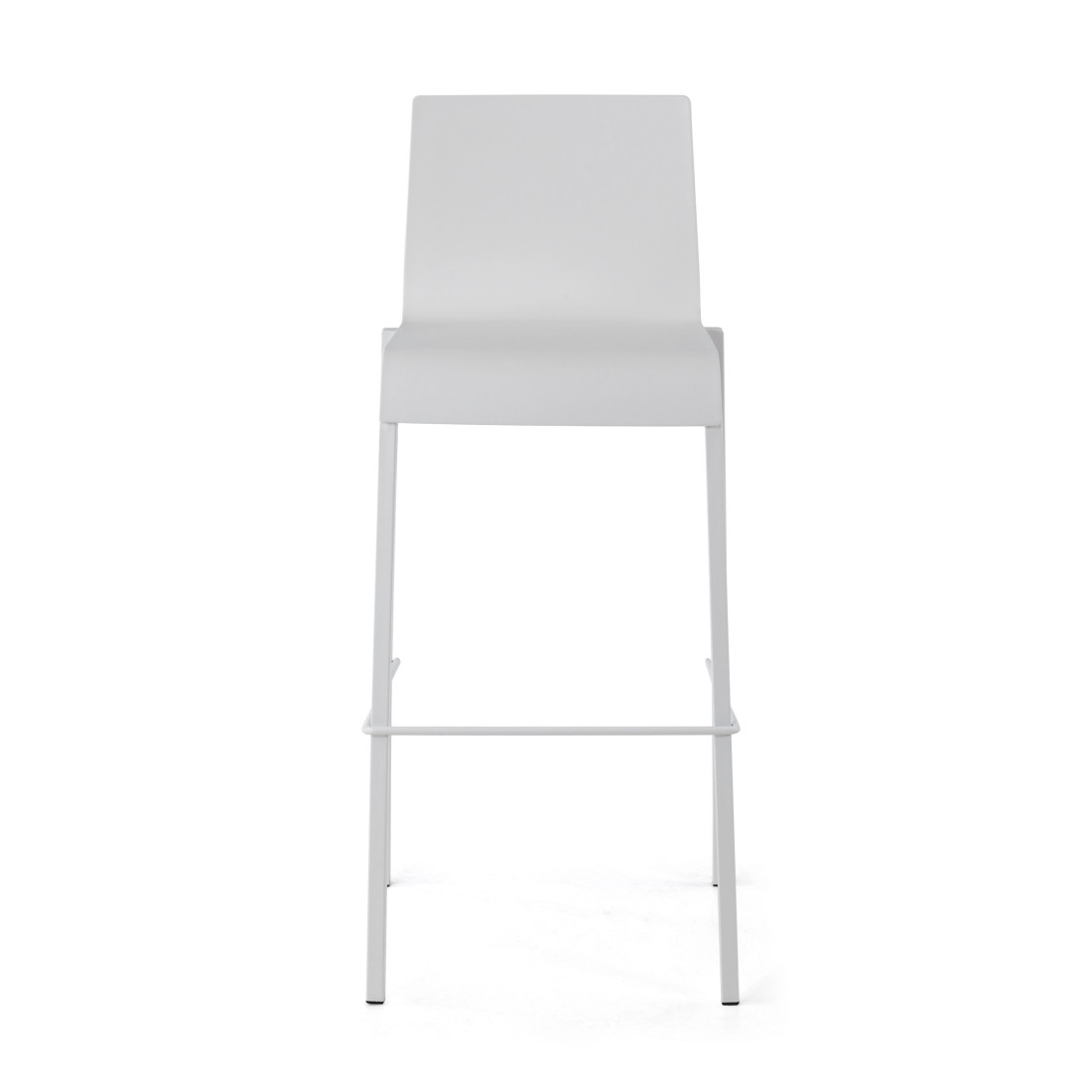 taburete de oficina blanco selena plastico 2