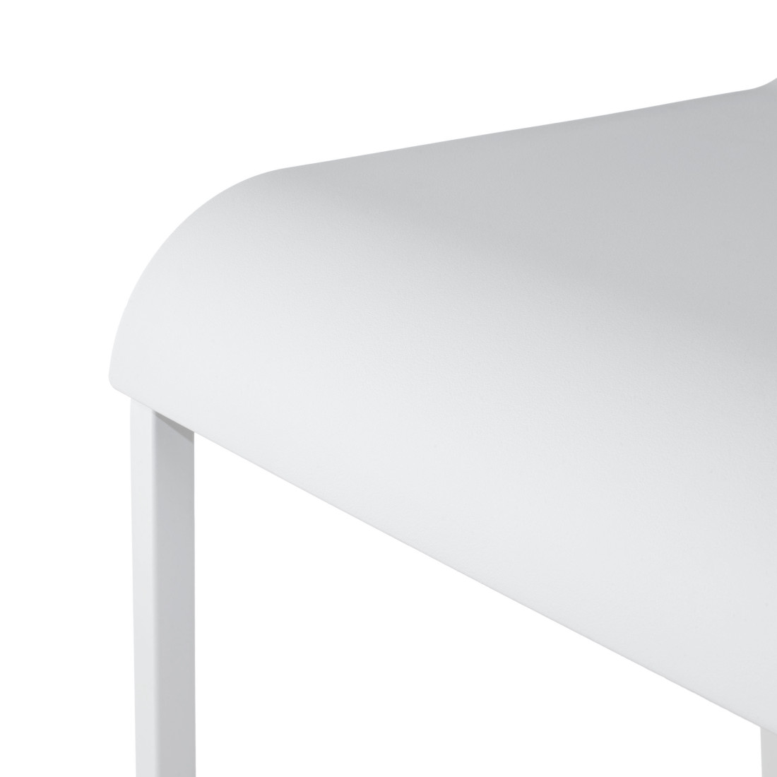 taburete de oficina blanco selena plastico 8