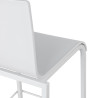 taburete de oficina blanco selena plastico 4