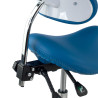 taburete de trabajo y laboratorio azul clinic plastico 7
