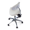 taburete de trabajo y laboratorio blanco clinic plastico 6