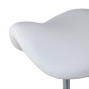 taburete de trabajo y laboratorio blanco clinic plastico 7