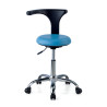 taburete de trabajo y laboratorio azul onix plastico 3