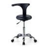taburete de trabajo y laboratorio negro onix plastico 3